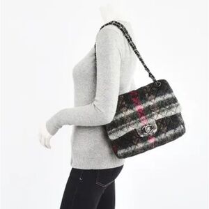 Chanel Paris-Edinburgh Tartan Day Flap Bag